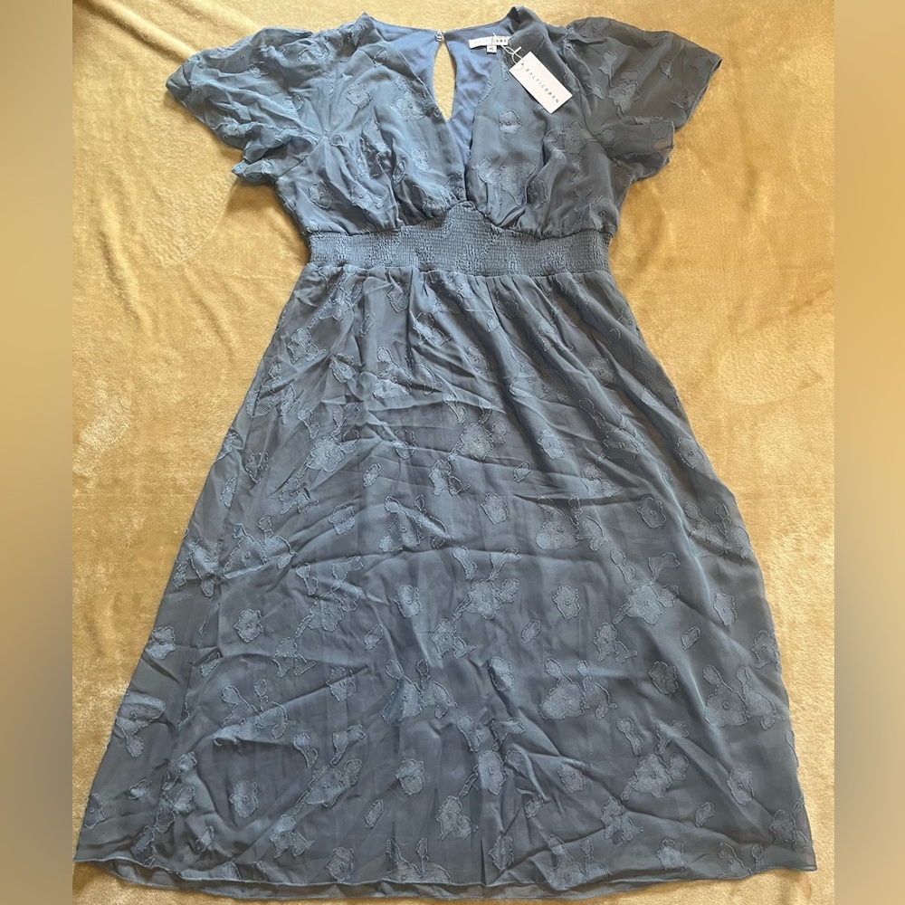 Baltic Born Dusty Blue Midi Dress